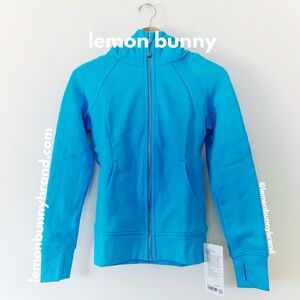 lululemon Scuba Full-Zip Hoodie in Kayak Blue Light Size 4 Brand New NWT